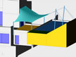 Terrassenüberdachung, Membrane